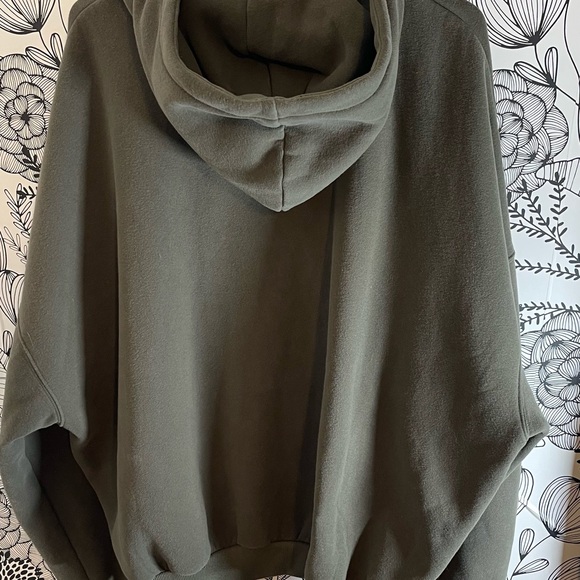 Comfrt Millstone Green Zip-Up Hoodie - Picture 4 of 4